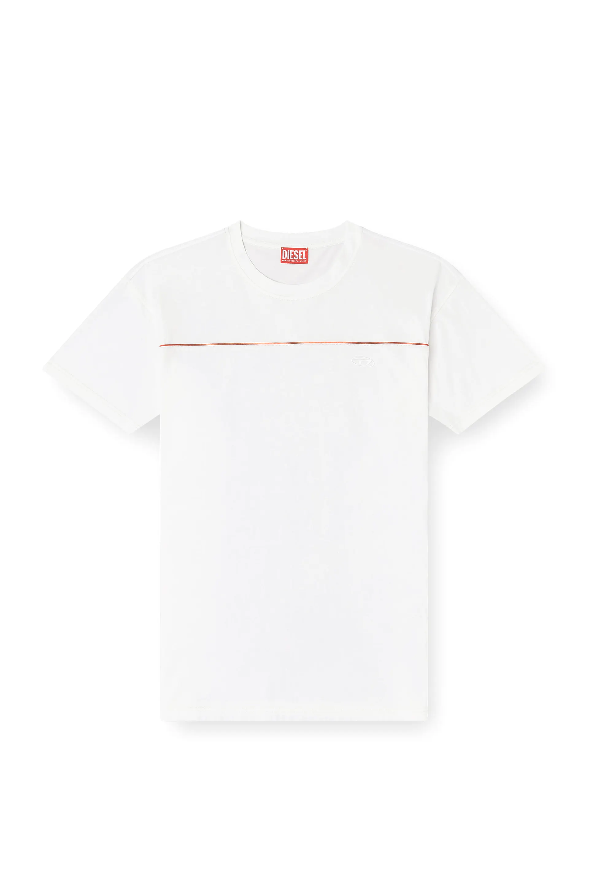 T-shirt with contrast piping