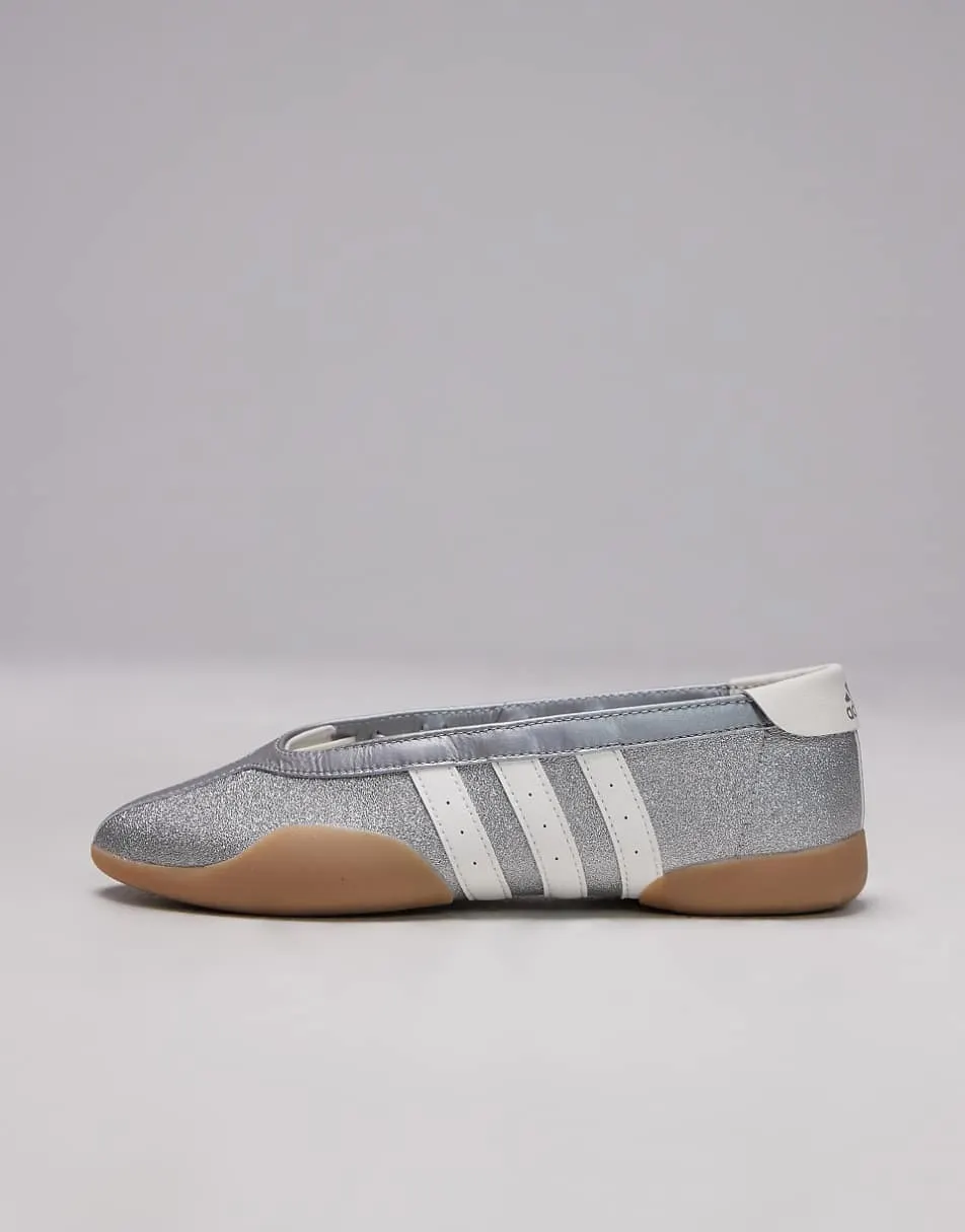 adidas Originals Disco Taekwondo Mei ballet trainers in silver glitter Exclusive at ASOS