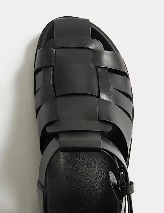 Leather Fisherman Sandals