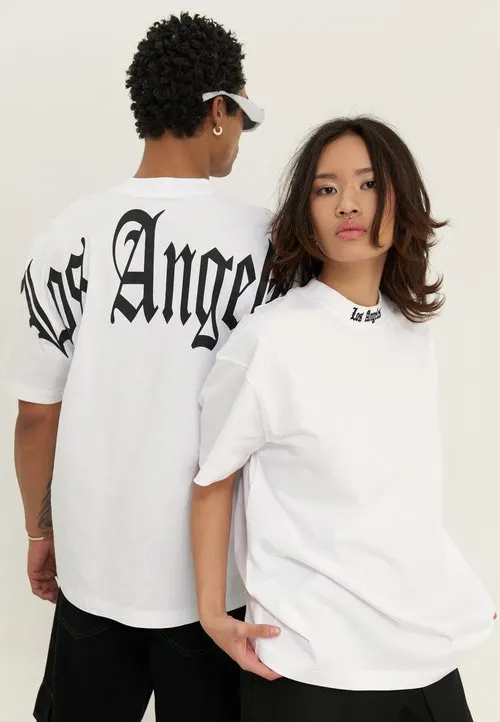 UNISEX OVERSIZED FIT - T-shirts med print - white