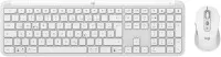 Signature Slim Combo MK950 (DE) Kabelloses Tastatur-Set grauweiß