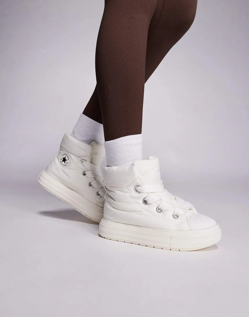 Converse Chuck Taylor All Star Elements boots in off-white