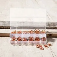 Kupferdichtringe - 100tlg.