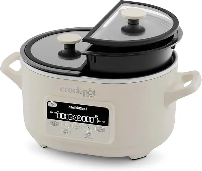 Crock-Pot MultiMeal Multicooker and Programmable Slow Cooker with Bake Function Oat Milk