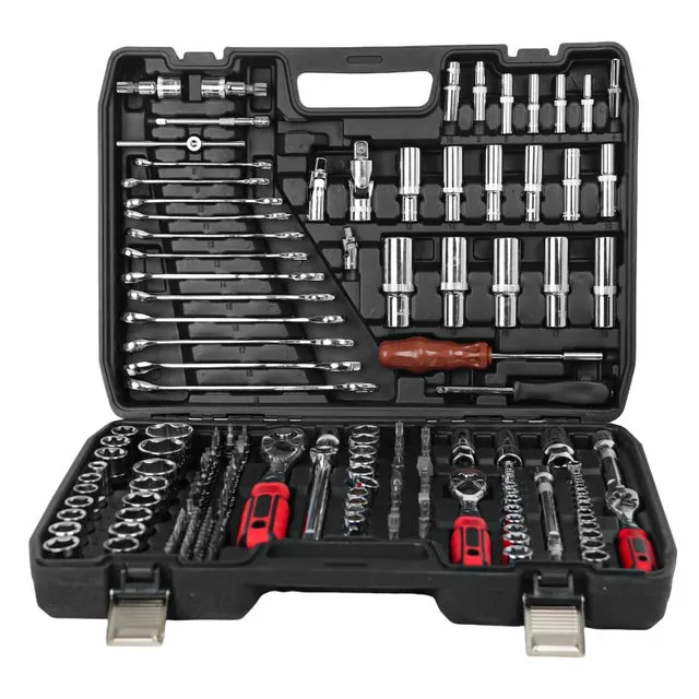 Set Utensili 216 Pezzi Nyana Home Valigetta Cricchetto Acciaio Cromo-Vanadio