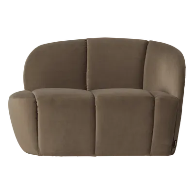 Mojo 2-zits bankje rechts velvet taupe [fsc]