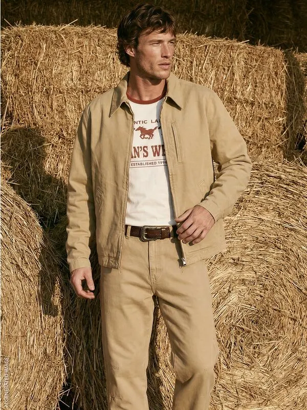 Canvas workwear jacket