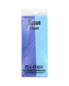 321 Party! Gift Tissue Paper, Blue, 8 ct