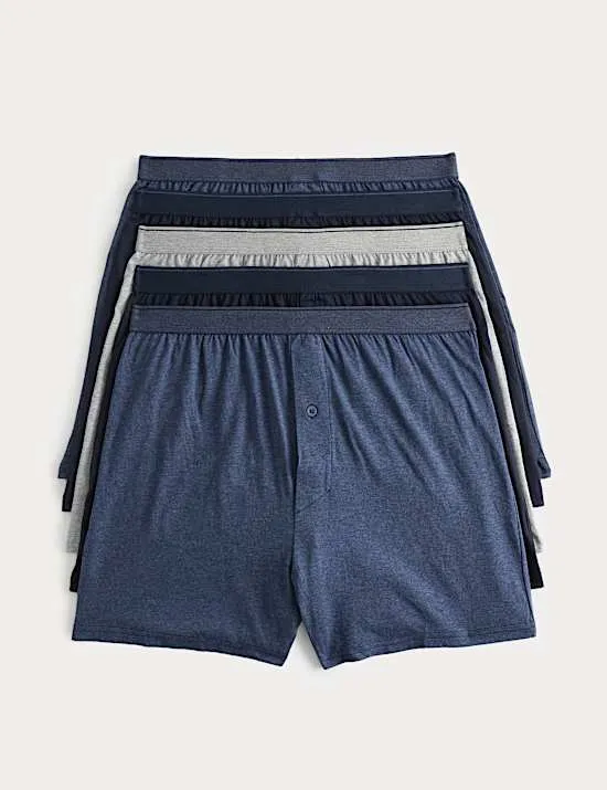 5er-Pack Cool & Fresh™-Boxershorts aus reinem Baumwoll-Jersey