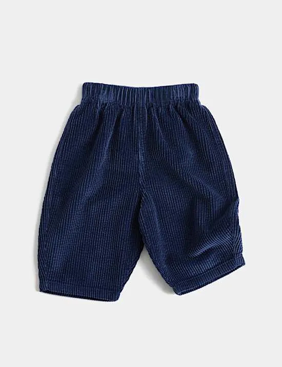 Plain Elasticated Waist Cord Trousers (0-5 Yrs)