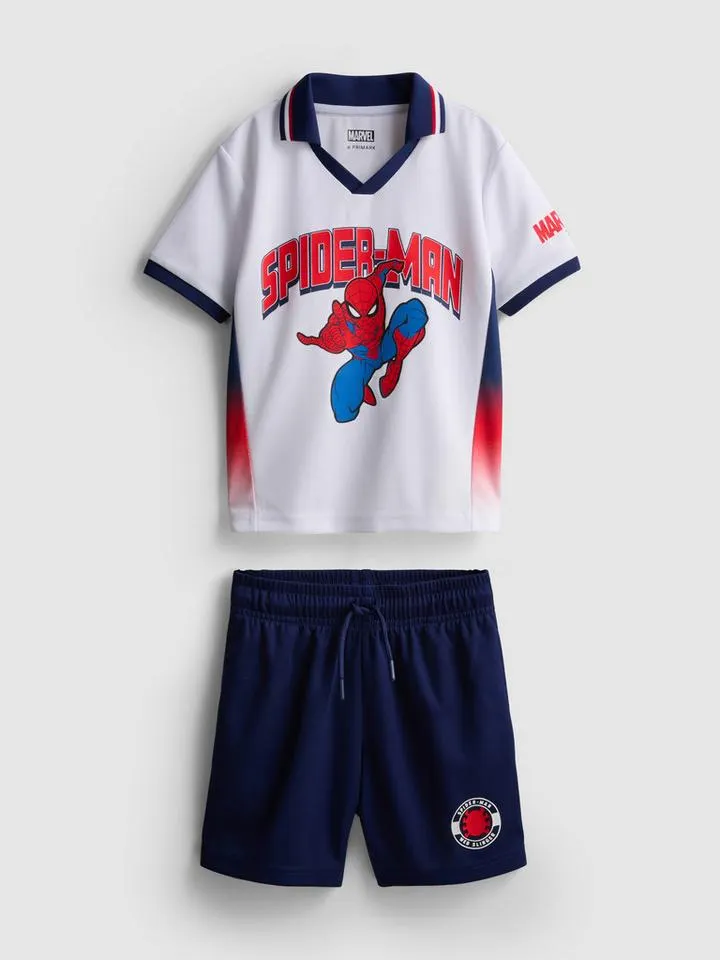 18 mois–9 ans | T-shirt et short de football MARVEL Spider-Man
