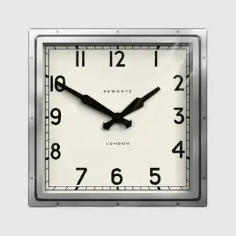 Newgate Quad Clock Chrome