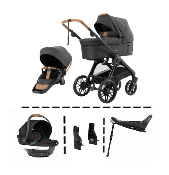 Emmaljunga 26 | Sento Pro Kombi + Bilstol Pakke Lux | Ergo+ Outdoor Trek