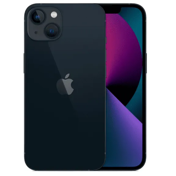 Restored Apple iPhone 13 - Fully Unlocked - 128 GB Midnight (Refurbished), $232.10, Was $358.88