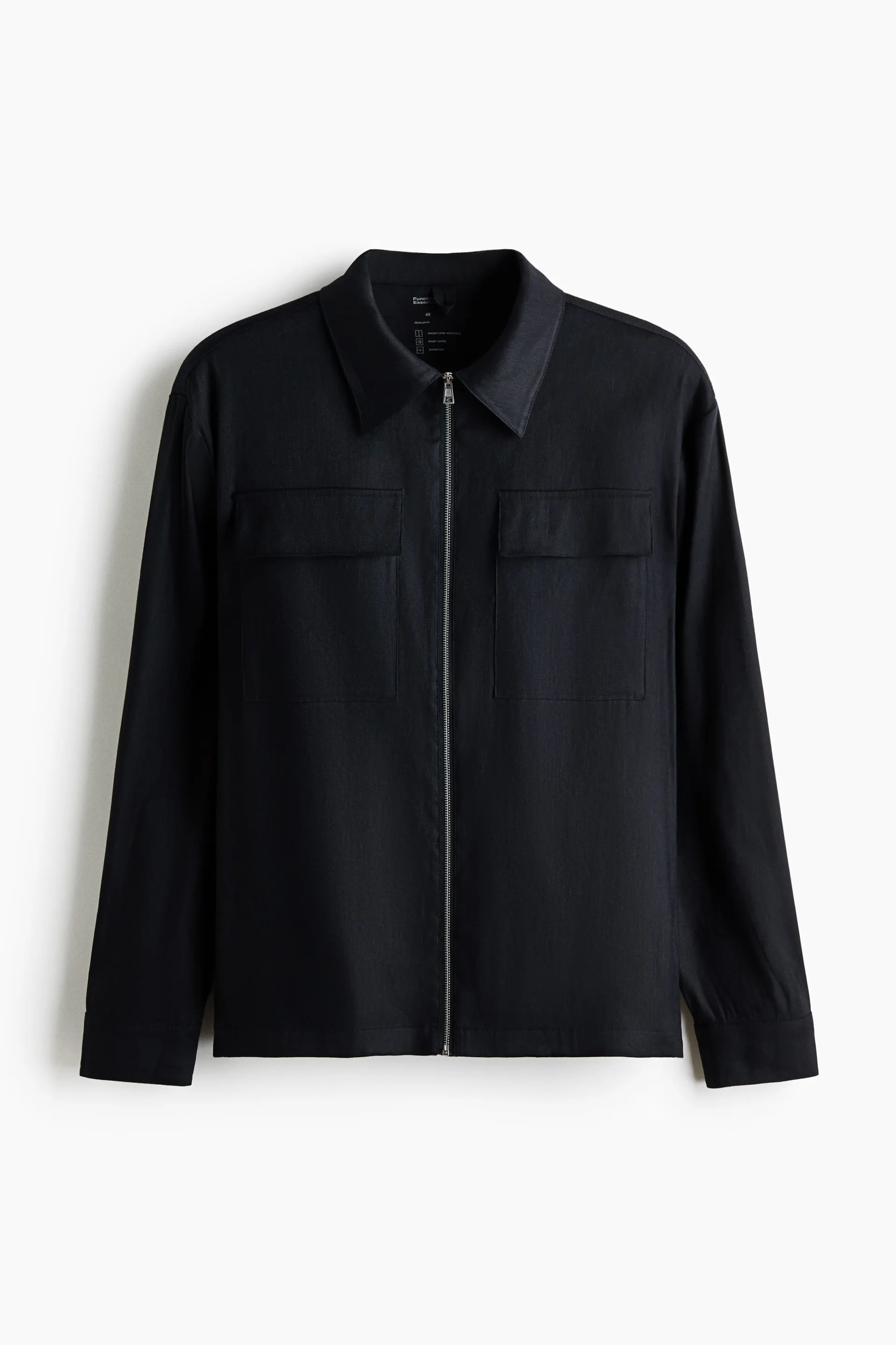 Sobrecamisa Regular Fit en mezcla de lino