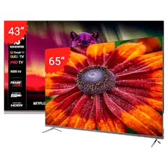 COMBO RIVIERA 4K QLED UHD 65" (RIVTELUHD65TPXM) + 43" (RIVTELFHDGLT43TPQ10)