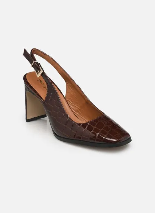 Slingback pumps Saraba dames bruin