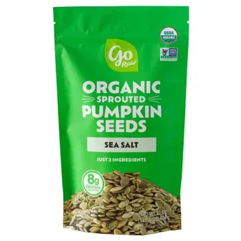 Go Raw Sprouted Organic Pumpkin Seeds with Sea Salt, 22 oz