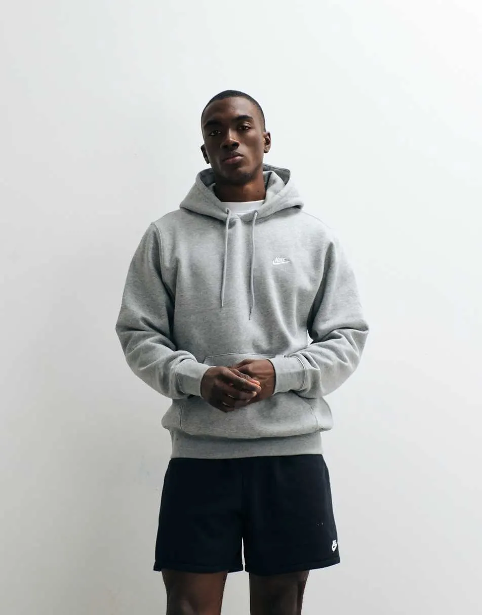 Nike Club hoodie in grey