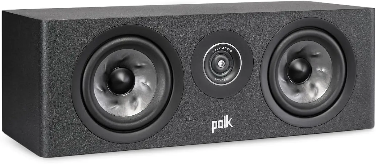 Polk Audio Reserve R300 Compact Center Channel Speaker, Black