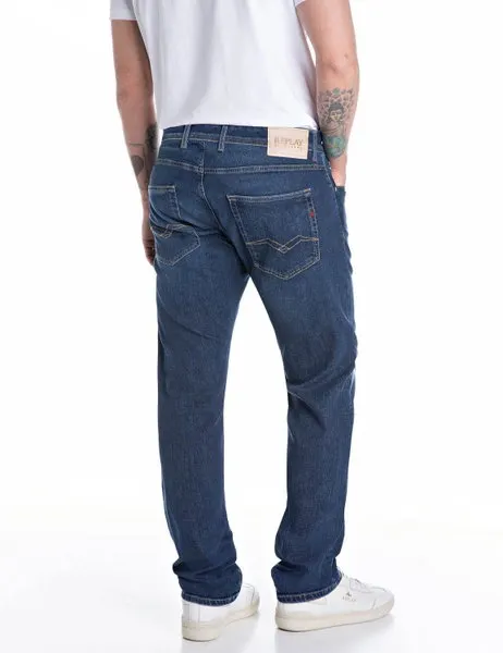 Grover Straight Jeans Dark Blue