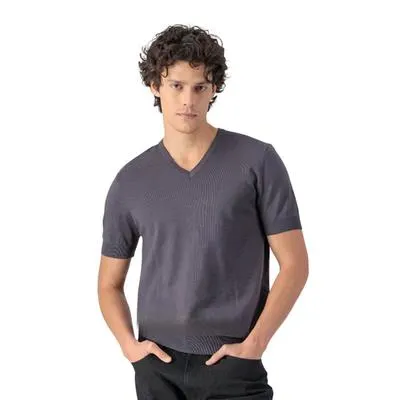 Playera Hummo Hombre De Punto Cuello En V