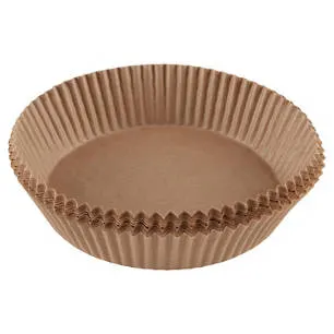 Backpapier Heißluftfritteuse, Rund-klein, 16er