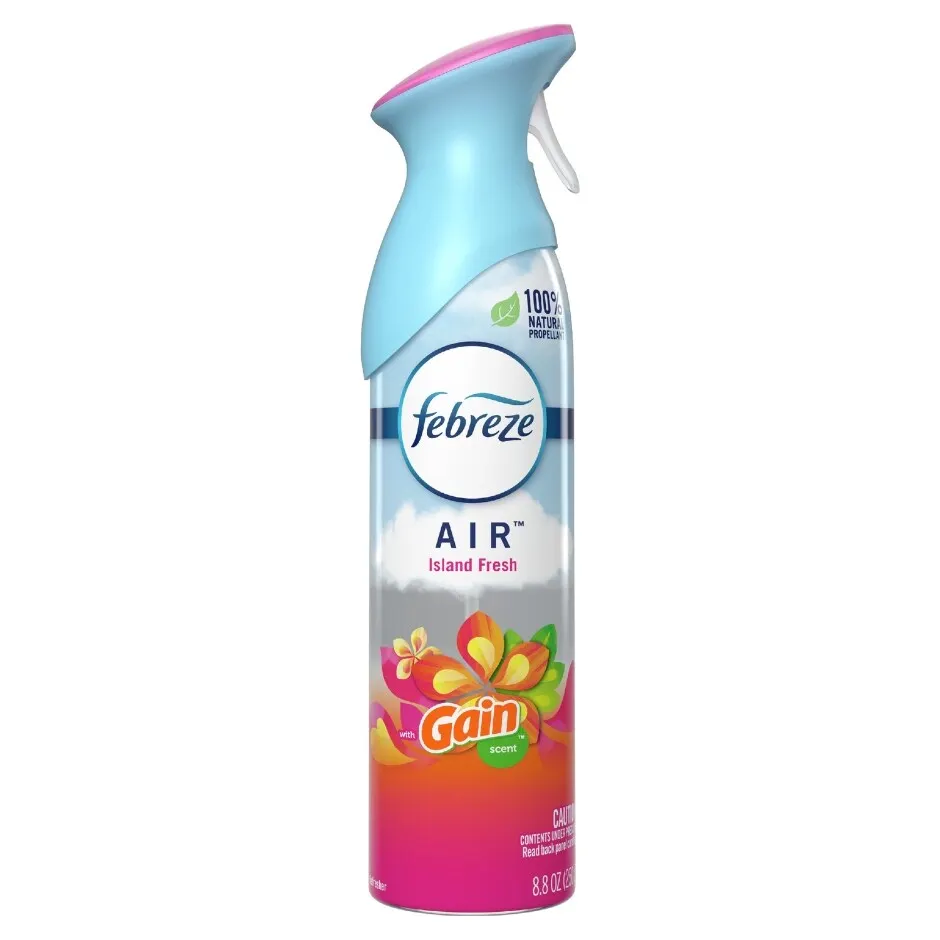 Febreze Odor-Eliminating Air Freshener, Gain Island Fresh Scent, 8.8 fl.oz.