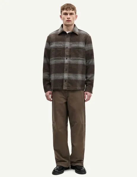 Sacastor X B Overshirt 15848 Brown Melange Ch.