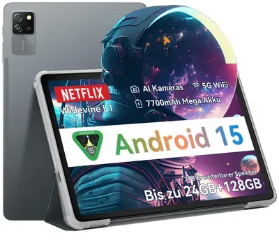 Blackview Tab 60 Pro 10" Tablet, Dual 4G SIM, Android 15, 12GB(4+8) RAM + 128GB ROM, Unisoc T606 Octa-core