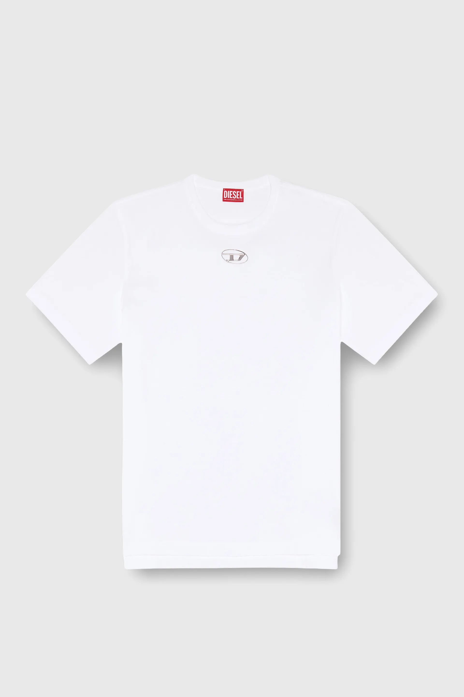 T-shirt with metallic Oval D