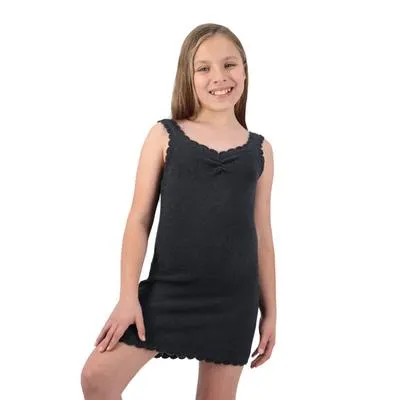 Vestido Fantastic Niña Con Tirantes Diseño Tejido