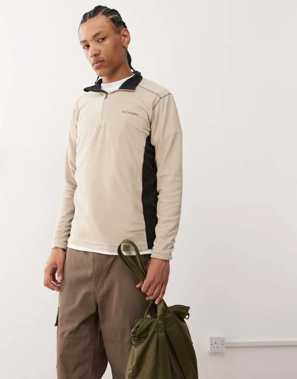 Columbia Klamath Range II half zip fleece in stone