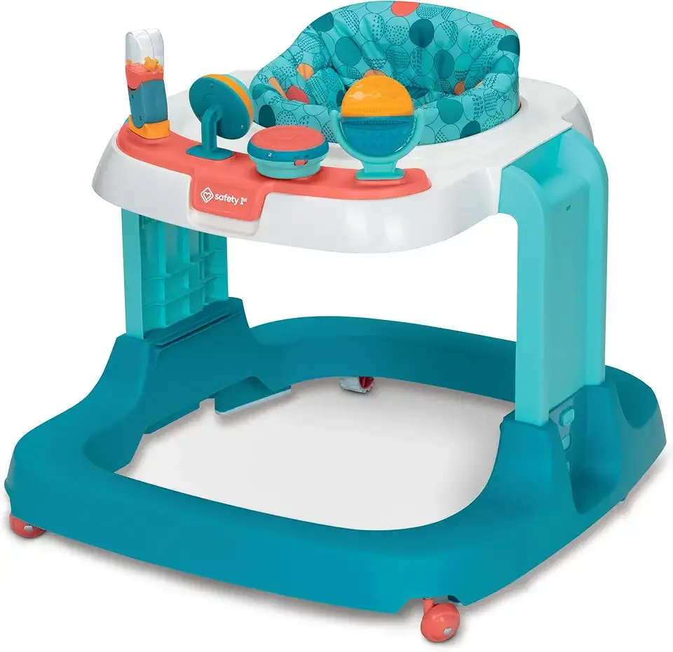 Safety 1st Ready, Set, Walk! DX Developmental Walker, Spotlight Teal