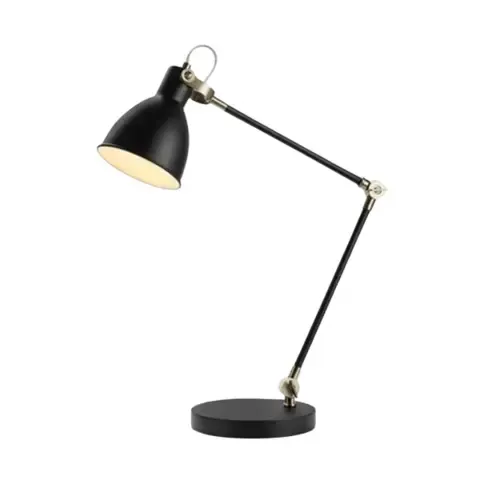 Bordlampe house 1l svart