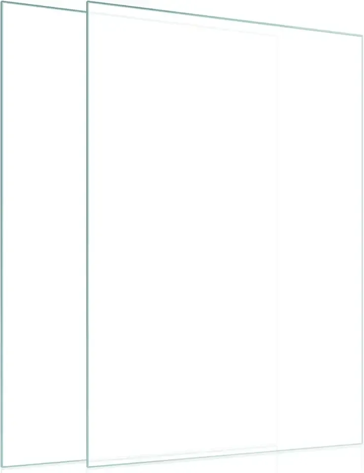 Egofine 11x14 Heat-Strengthened Glass Replacement for Picture Frame (Crystal Clear, 2 Pack), Replacement Glass for 11 by 14 Photo Frame