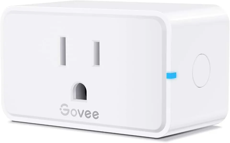 Govee Smart Plug 15A WiFi Bluetooth Outlet 1 Pack, Remote Group Control | Works with Alexa & Google Assistant, Support Multiple Timers via Govee Home APP, No hub required, ETL & FCC Certified