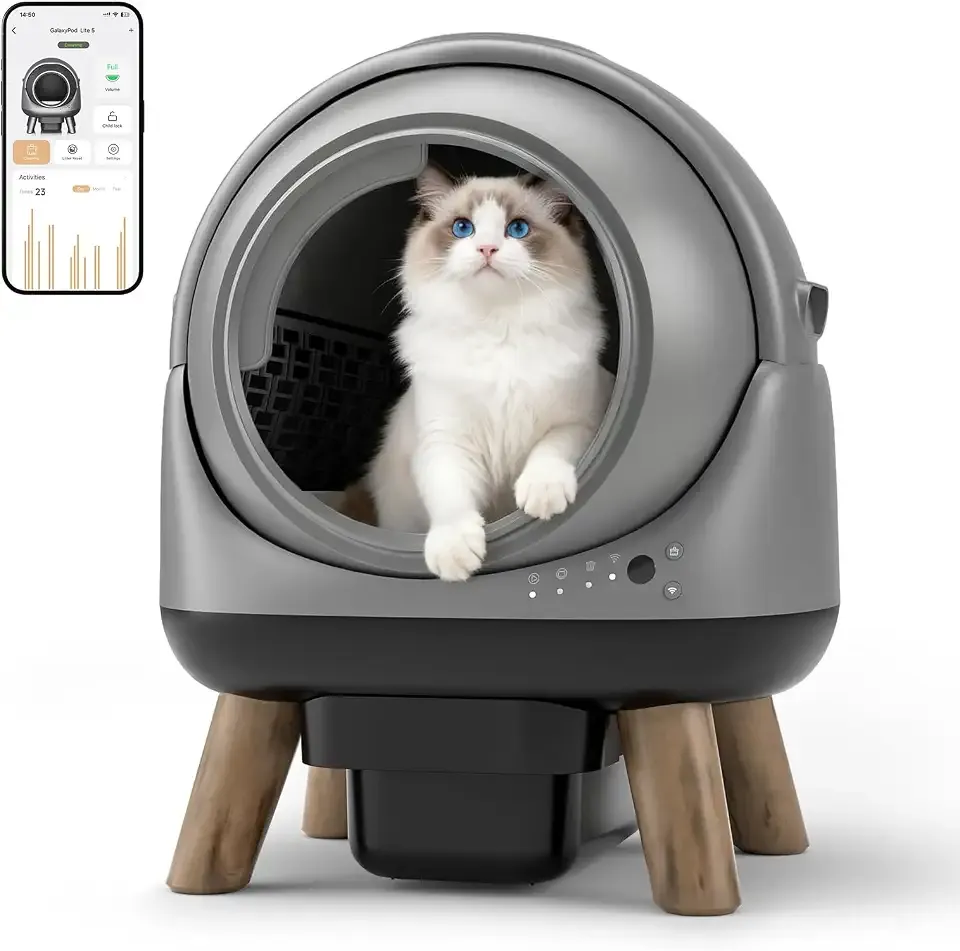 G1 Self-Cleaning Litter Box Automatic Cat Litter Box for Multiple Cats