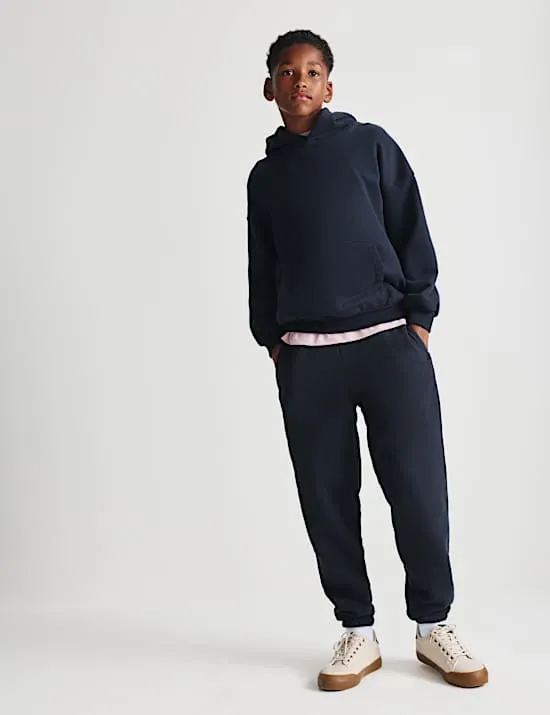 Jogginghose mit hohem Baumwollanteil (6–16 Jahre)