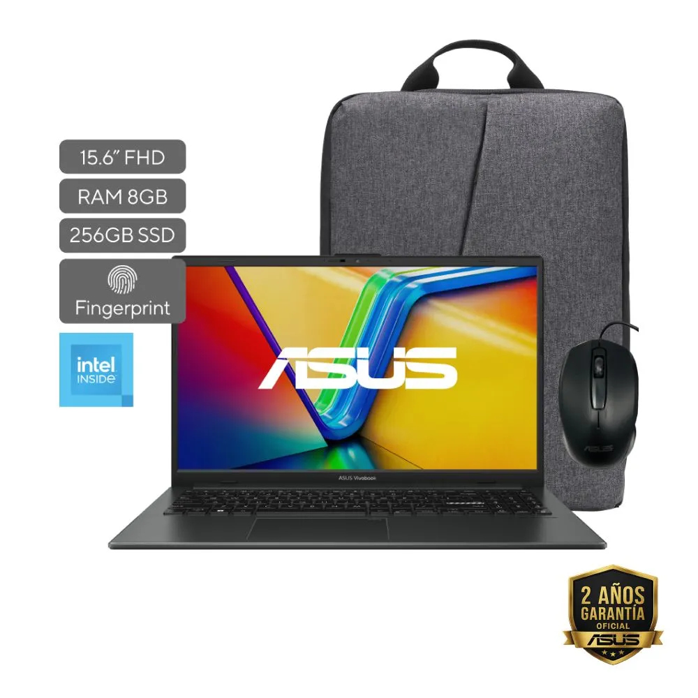 ASUS Vivobook Go 15 E1504TA-BQ221 Laptop Intel N150 8GB 512GB SSD 15.6”