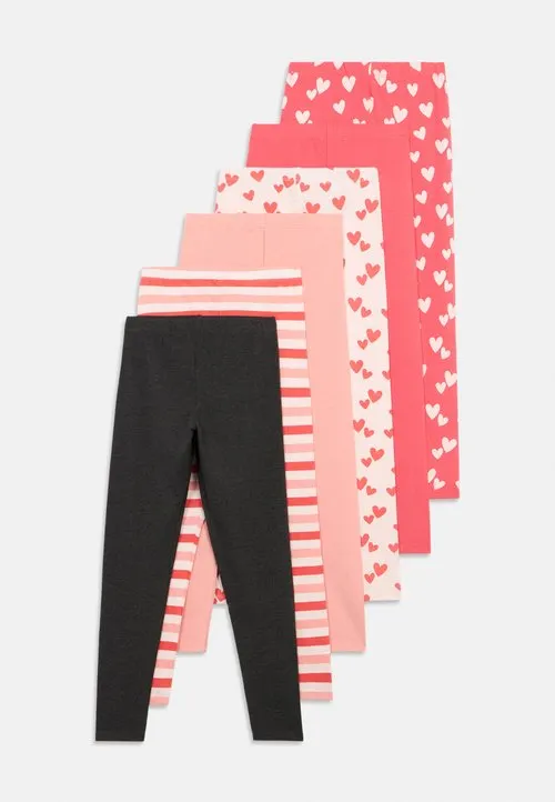 6 PACK - Tights - pink/red