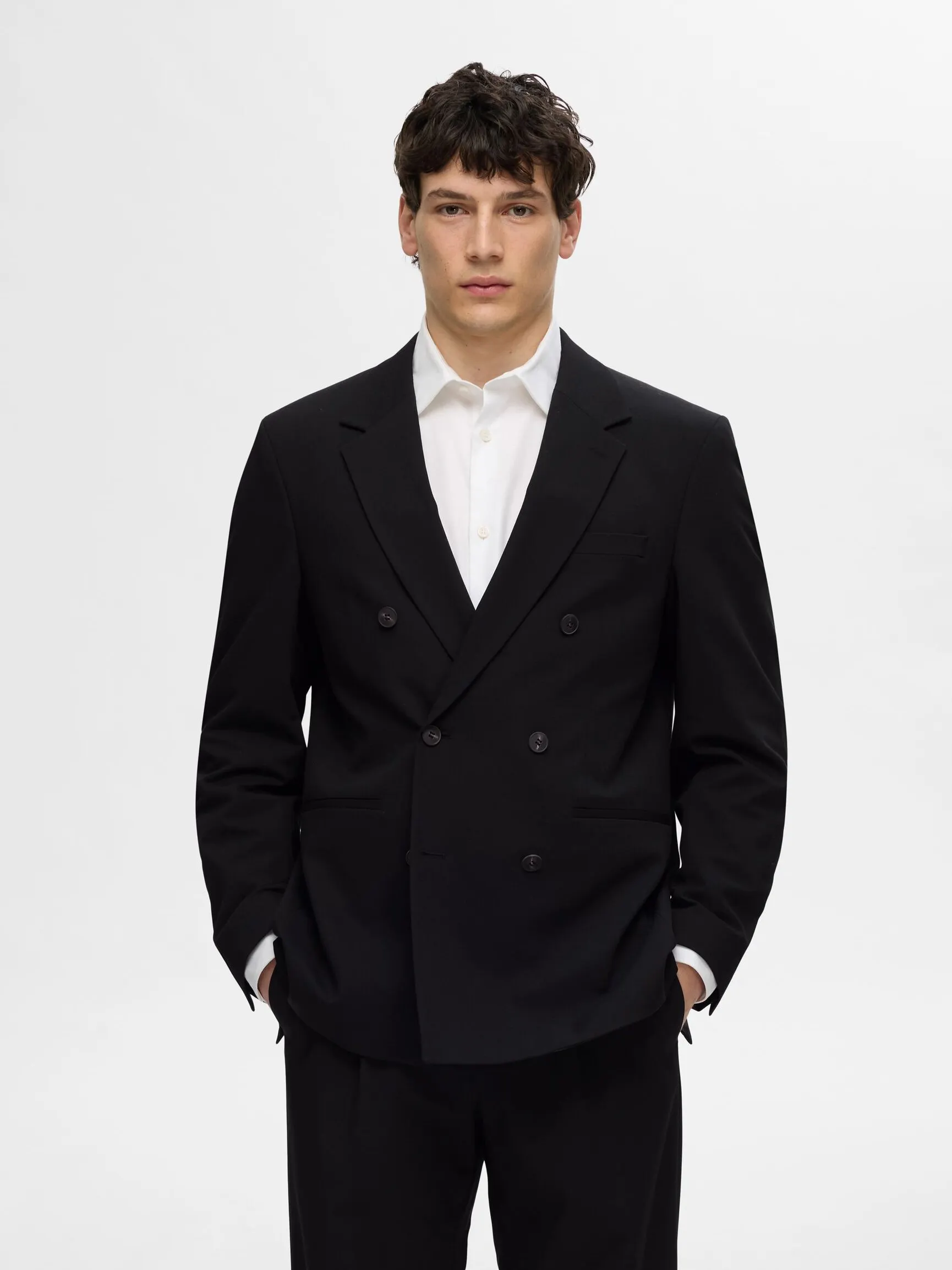 RELAXED FIT DOBBELTSPENT BLAZER