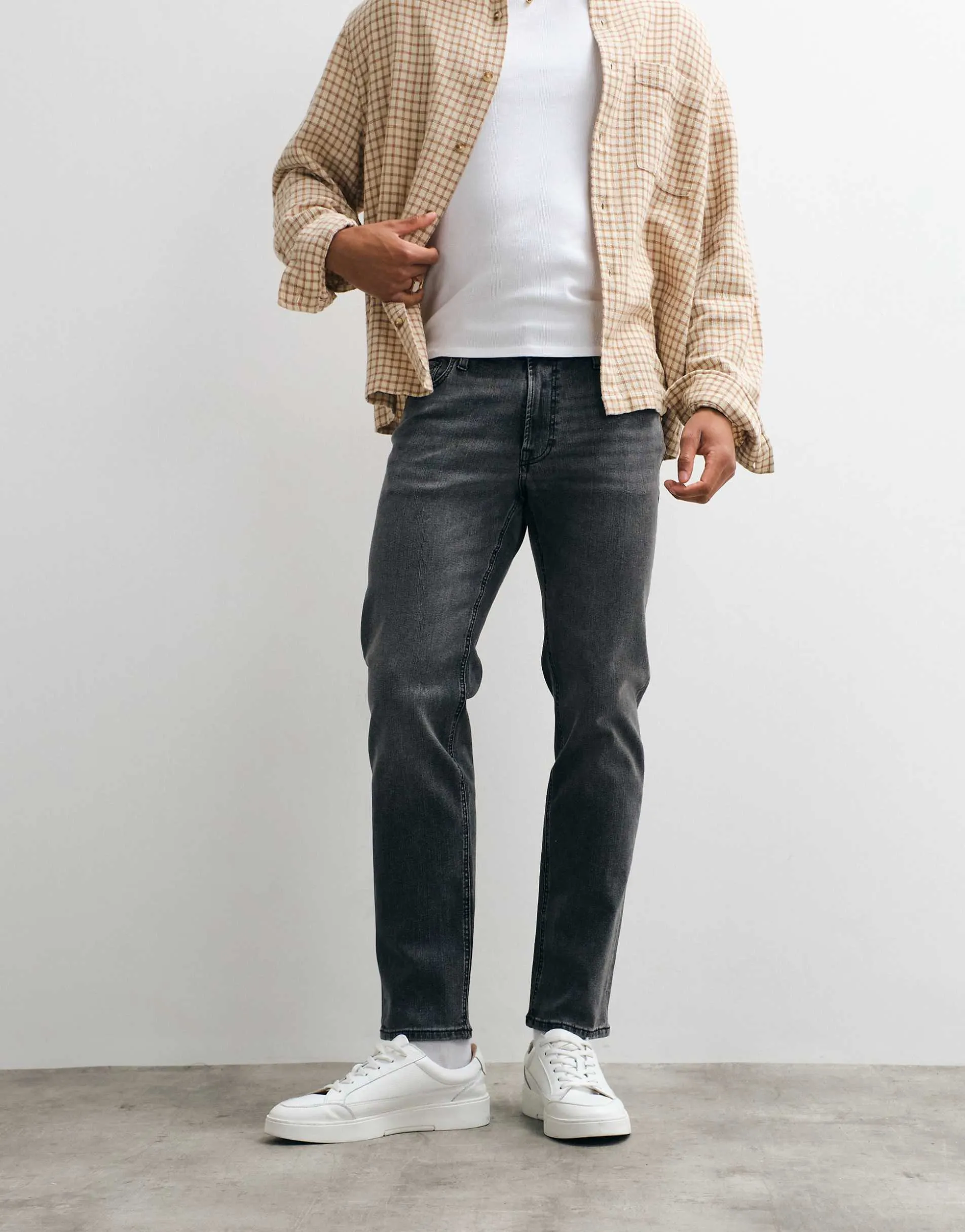 Jack & Jones Clark regular jeans in washed black