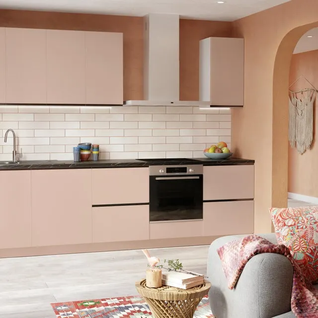 Cocina en kit Milos topo 300 cm con 3 módulos altos + 5 módulos bajos