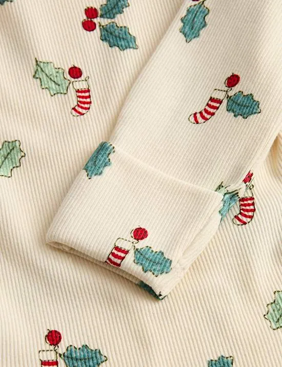 3-teiliges Holly Outfit mit hohem Baumwollanteil und Umschlagtasche (Neugeborene – 12 M.)