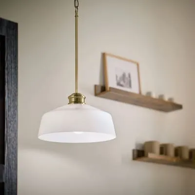 Layla 3 -Light Brushed Nickel Frosted glass Mixed material Chandelier