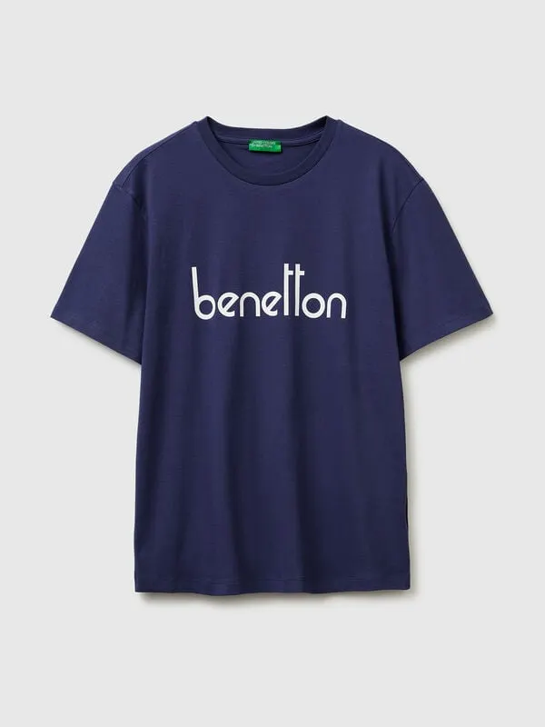 Cotton t-shirt with logo