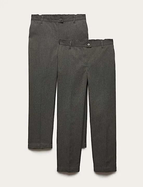 2er-Pack Regular Fit Hosen für Mädchen (2–18 J.)