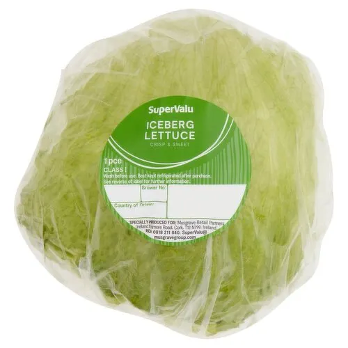 SuperValu Iceberg Lettuce (1 Piece) Open Product Description
