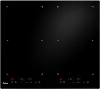 Plaque induction 4 zones modulables - Dim. d’encastrement : L.56 x P.49 cm.
